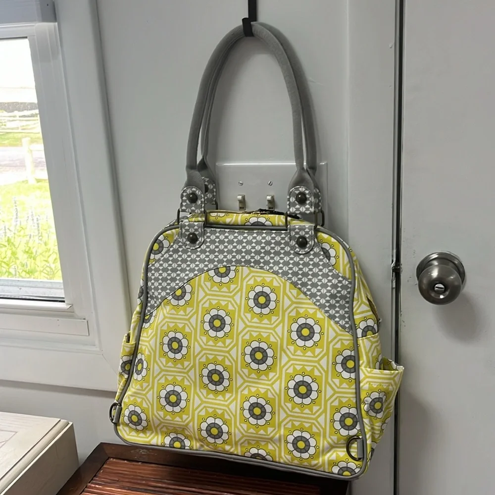 Petunia Pickle Bottom Succulent Garden Sashay Satchel Diaper Bag,NWT